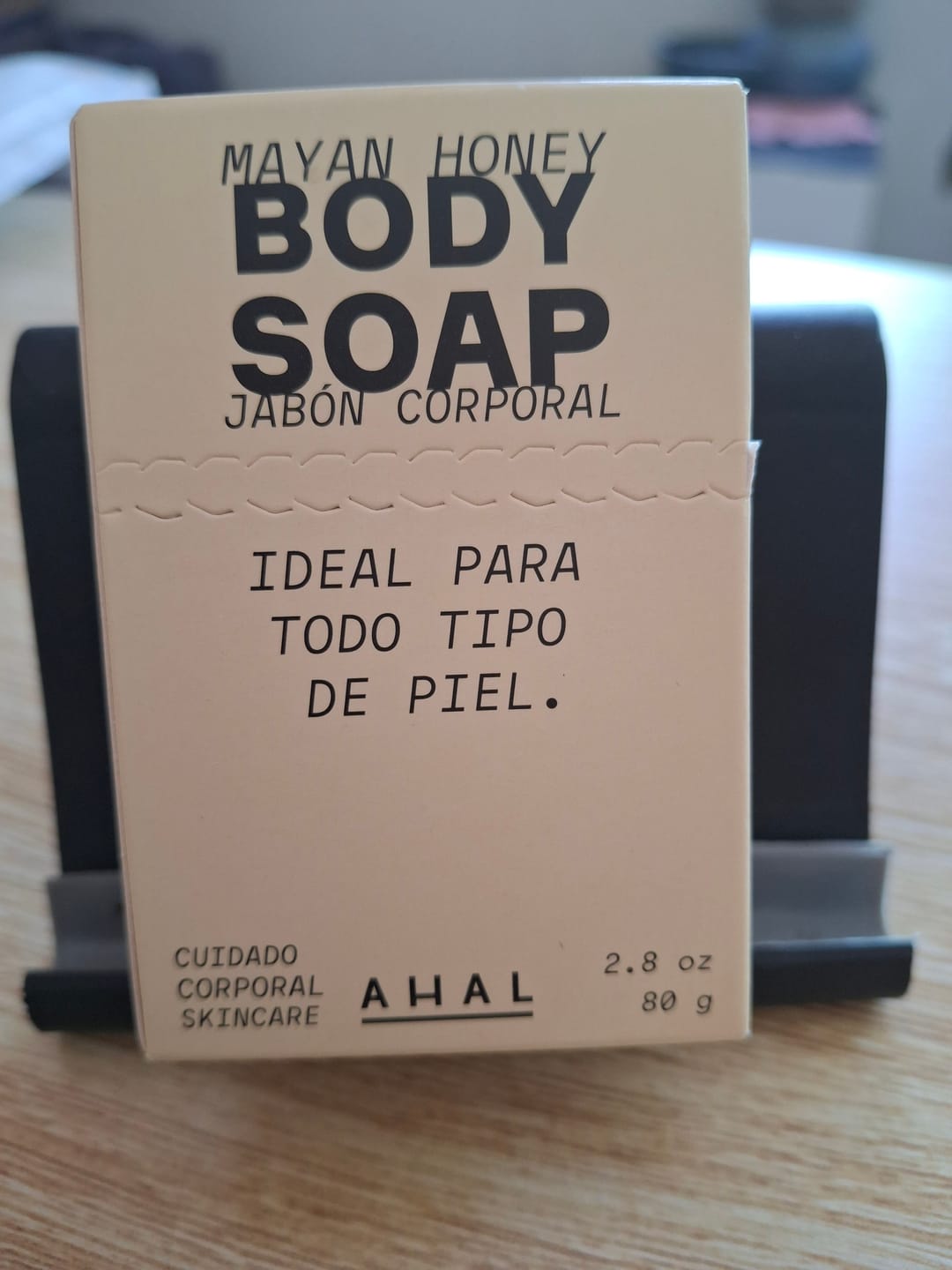 Customer photo review of Mayan Honey Facial Soap / Jabón Facial de Miel Maya