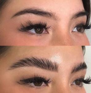Customer photo review of The DELUXE Brow Lamination Kit™ ✨ NEW & Improved Formula ✨