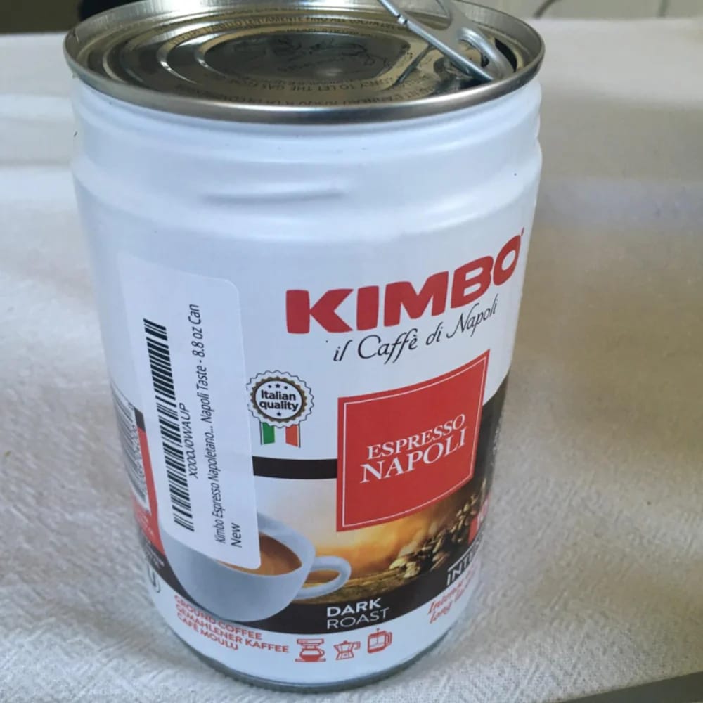 Customer photo review of Espresso Napoli - Ground Coffee 8.8oz Can