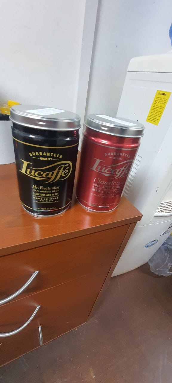 Customer photo review of Lata Lucaffe Classic y Mr. Exclusive 250 grs Grano Molido