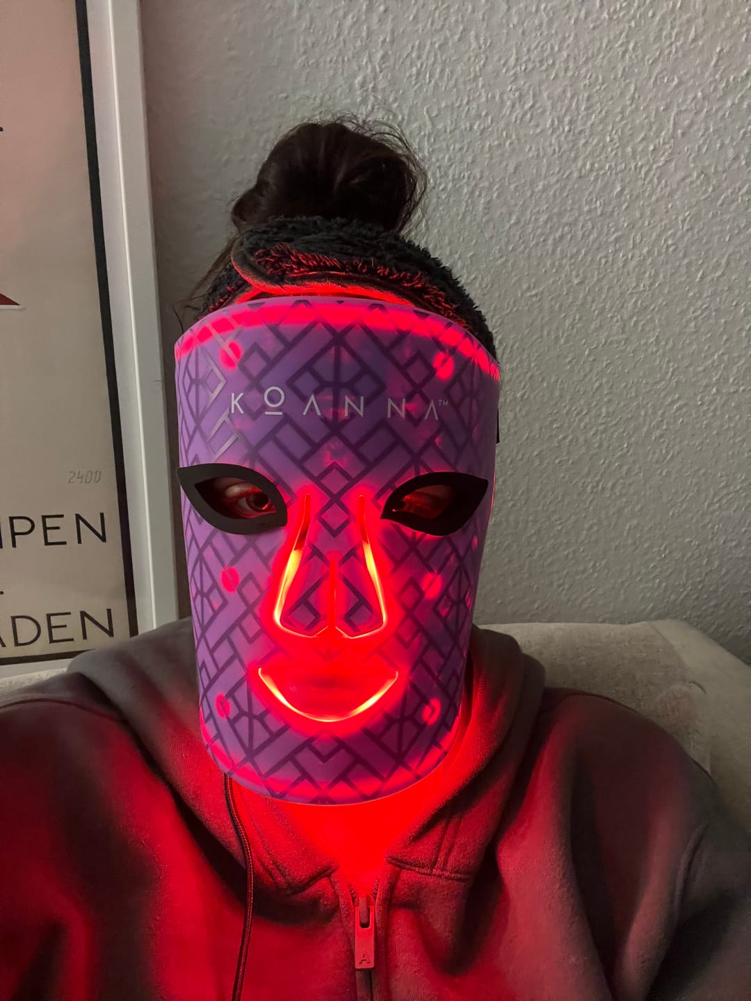 Customer photo review of Koanna™ MultiGlo LED Lichttherapie-Maske