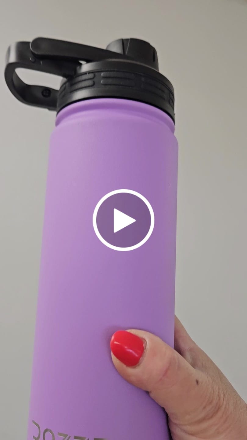 Customer video review of DOZZE Cruiser Water Bottle