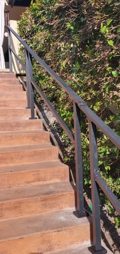 Customer photo review of Stair Handrail Kit
