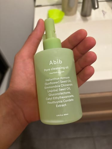 Customer photo review of Abib - Huile Heartleaf démaquillante pour les pores - 200 ml