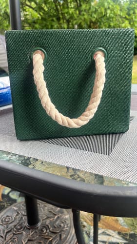 Customer photo review of Fabric Paint -- Dark Green