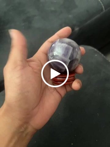 Customer video review of Amethyst Sphere