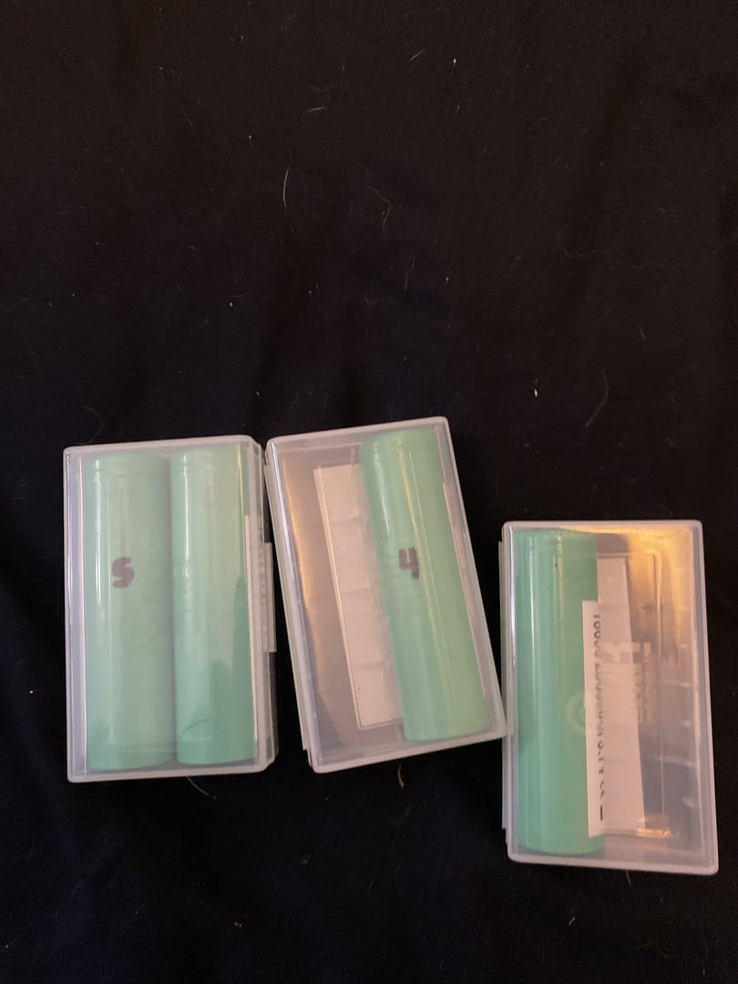 Customer photo review of Samsung 25R 18650 2500mAh 20A Battery