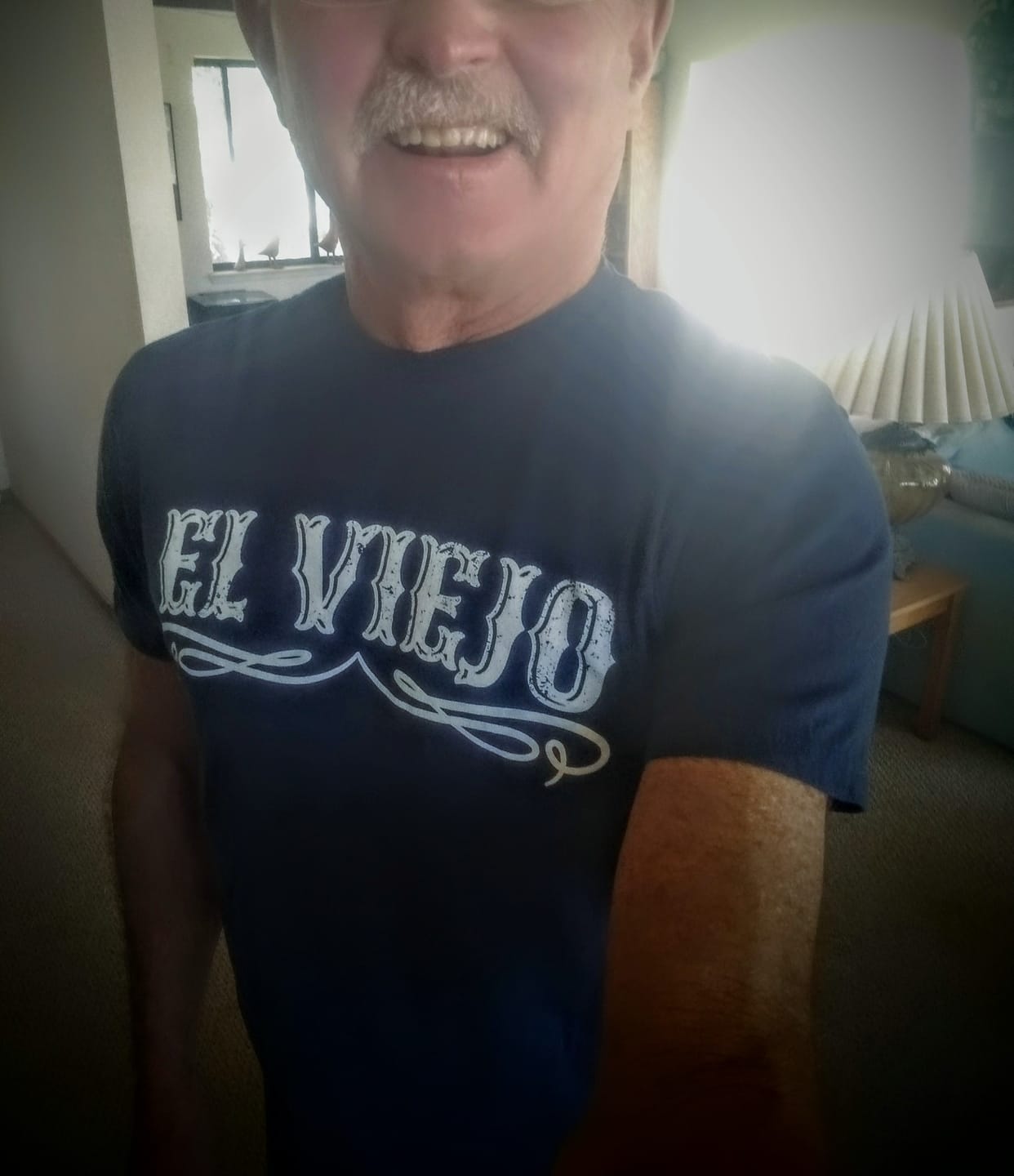 Customer photo review of The Original El Viejo Old School Tee