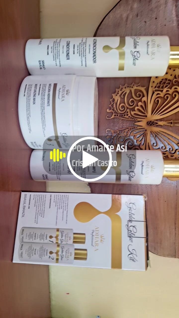 Customer video review of Shampoo Golden Glow Home Care 300 ml