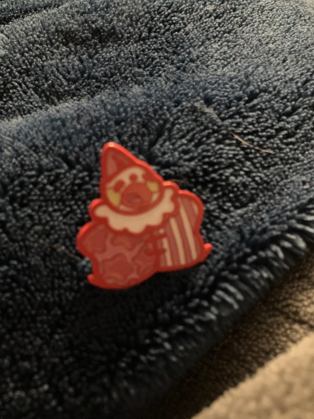 Customer photo review of Cute Lil Clown Enamel Pins