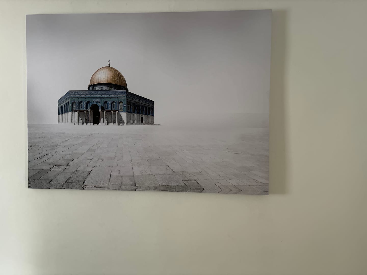 Customer photo review of Islamic Wall Art Masjid Al Aqsa - Islamic Printing