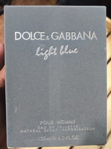 Customer photo review of Dolce & Gabbana Light Blue Intense for Men 125ml