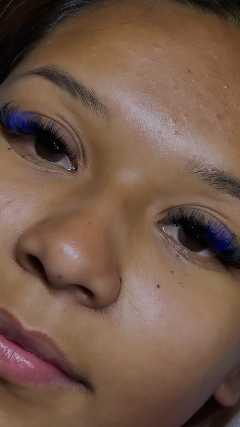 Customer photo review of Blueberry Lash 0.07mm