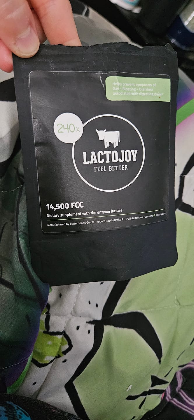 Customer photo review of LactoJoy Laktase Tabletten - 14.500 FCC - 240 Nachfüllpackung