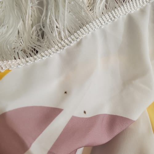 Customer photo review of Unique Printed Balloon Sleeve Loose Top and Fringed Hem Skirt Set