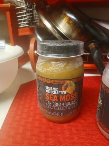 Customer photo review of Caribbean Sunrise Sea Moss Gel