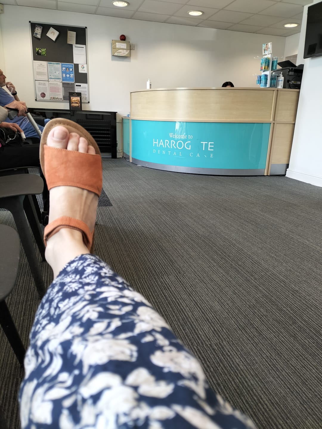 Customer photo review of Orange Annabelle Sandals
