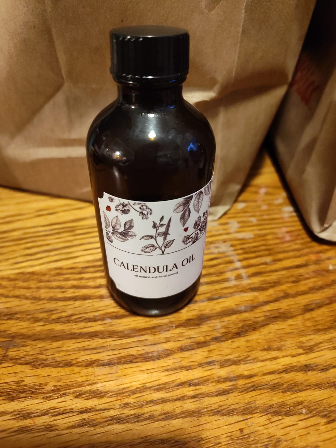 Customer photo review of Calendula Infused Oil