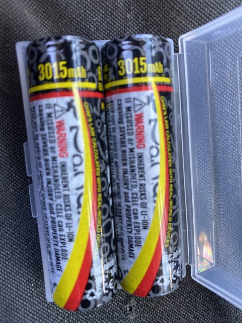 Customer photo review of Hohm Tech Life V4 18650 3015mAh 22.1A Battery