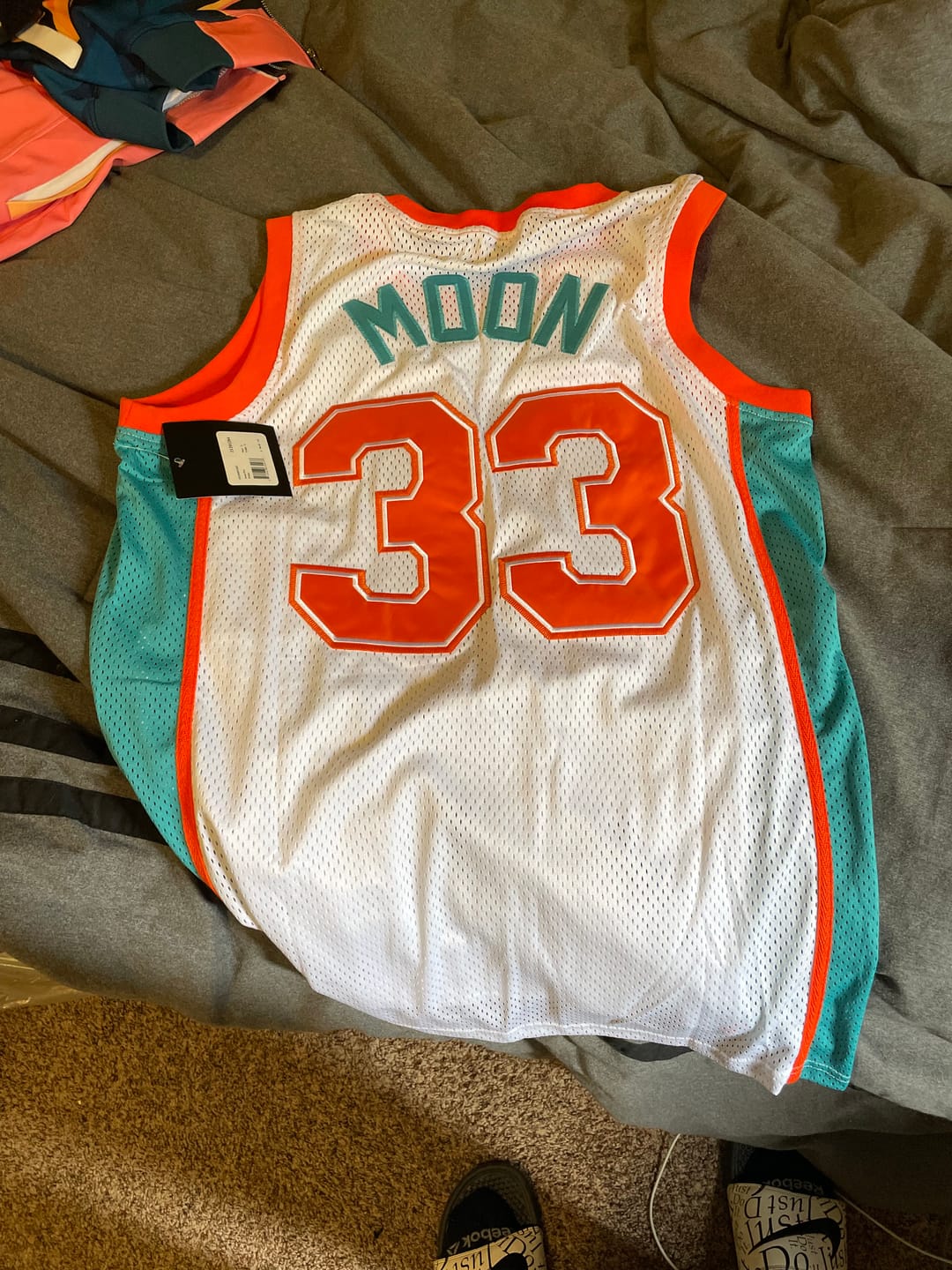 Customer photo review of Jackie Moon Flint Tropics Semi-Pro Basketball Jersey