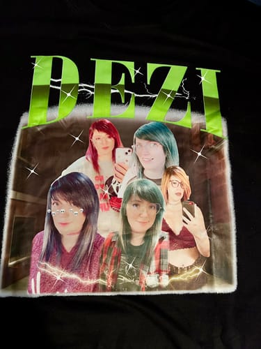 Customer photo review of CUSTOM VINTAGE TEE