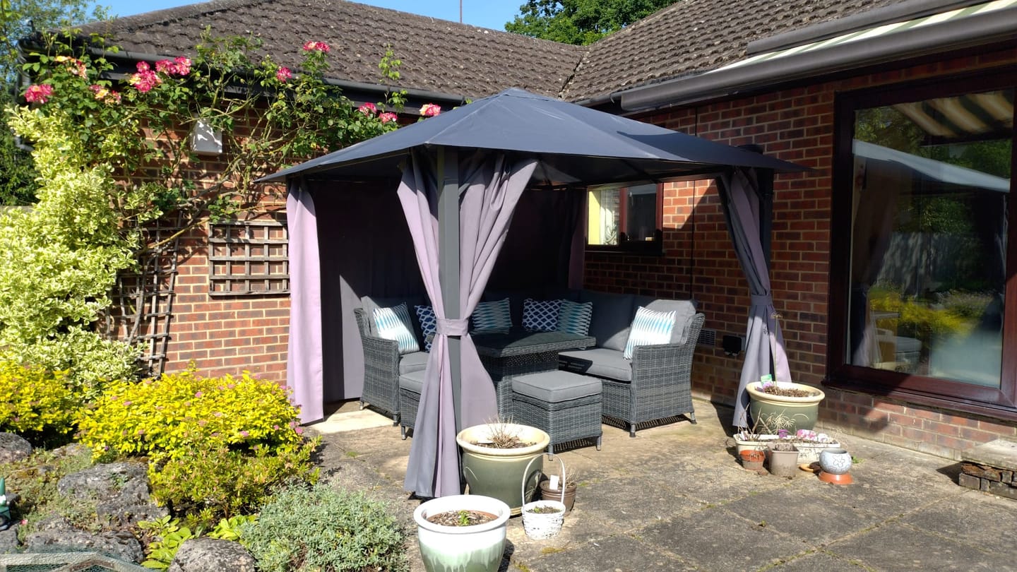 Customer photo review of Glendale Highfield Gazebo Canopy