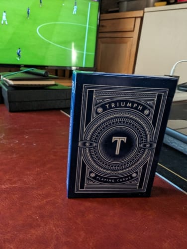 Customer photo review of Triumph Playing Cards by TCC Magic