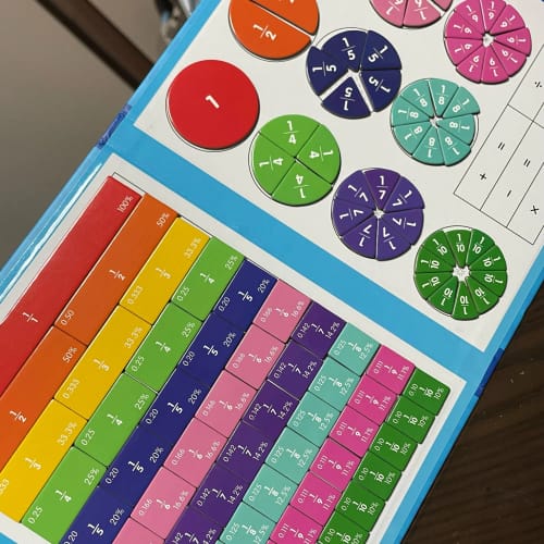 Customer photo review of CalculatorFriend - Magnetic Maths Learning Game