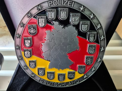 Customer photo review of XXL Polizei Deutschland limitierter Coin