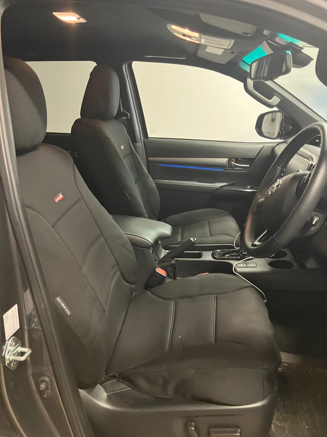 Customer photo review of Sharkskin Seat Covers for Toyota Hilux SR / SR5 (07/2015-ON)