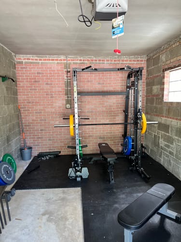 Customer photo review of MAJOR FITNESS All-In-One Home Gym Smith Machine Spirit B2