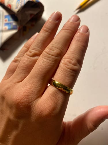 Customer photo review of Basic Ring - Gold