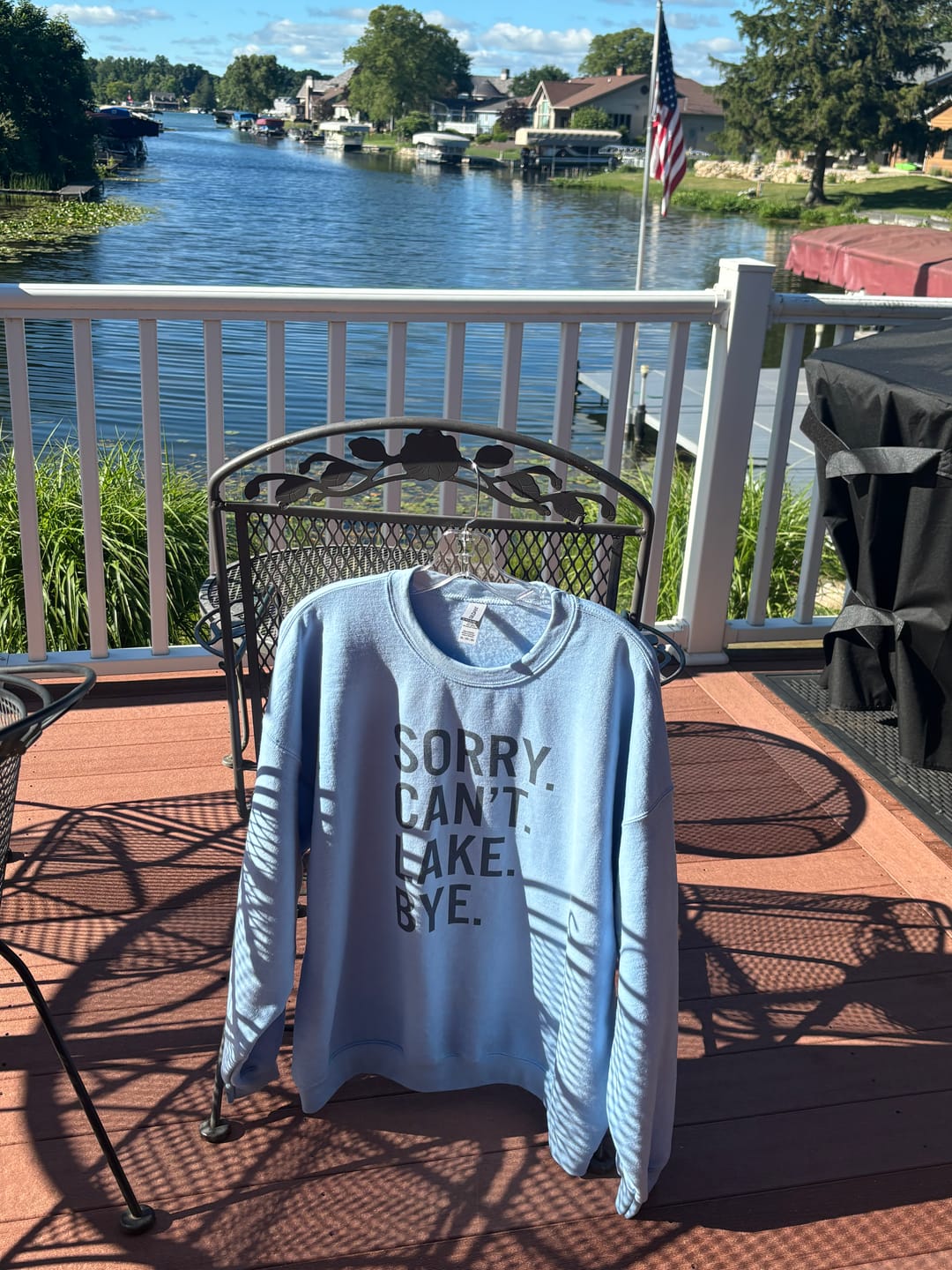 Customer photo review of Sorry Can't Lake Bye