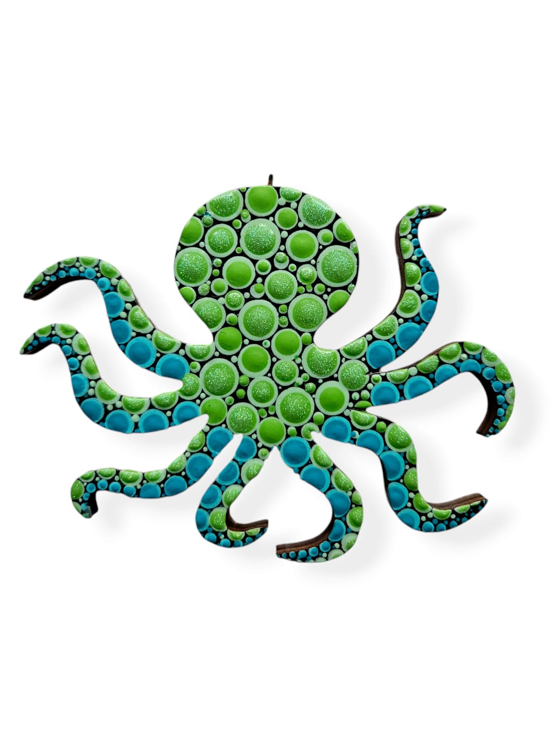 Customer photo review of Unfinished Wood Octopus Shape - Ocean - Craft - up to 24" DIY