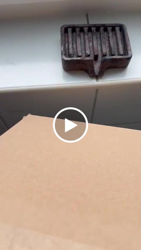 Customer video review of NEU: Handgemachte Seifenschale aus Beton