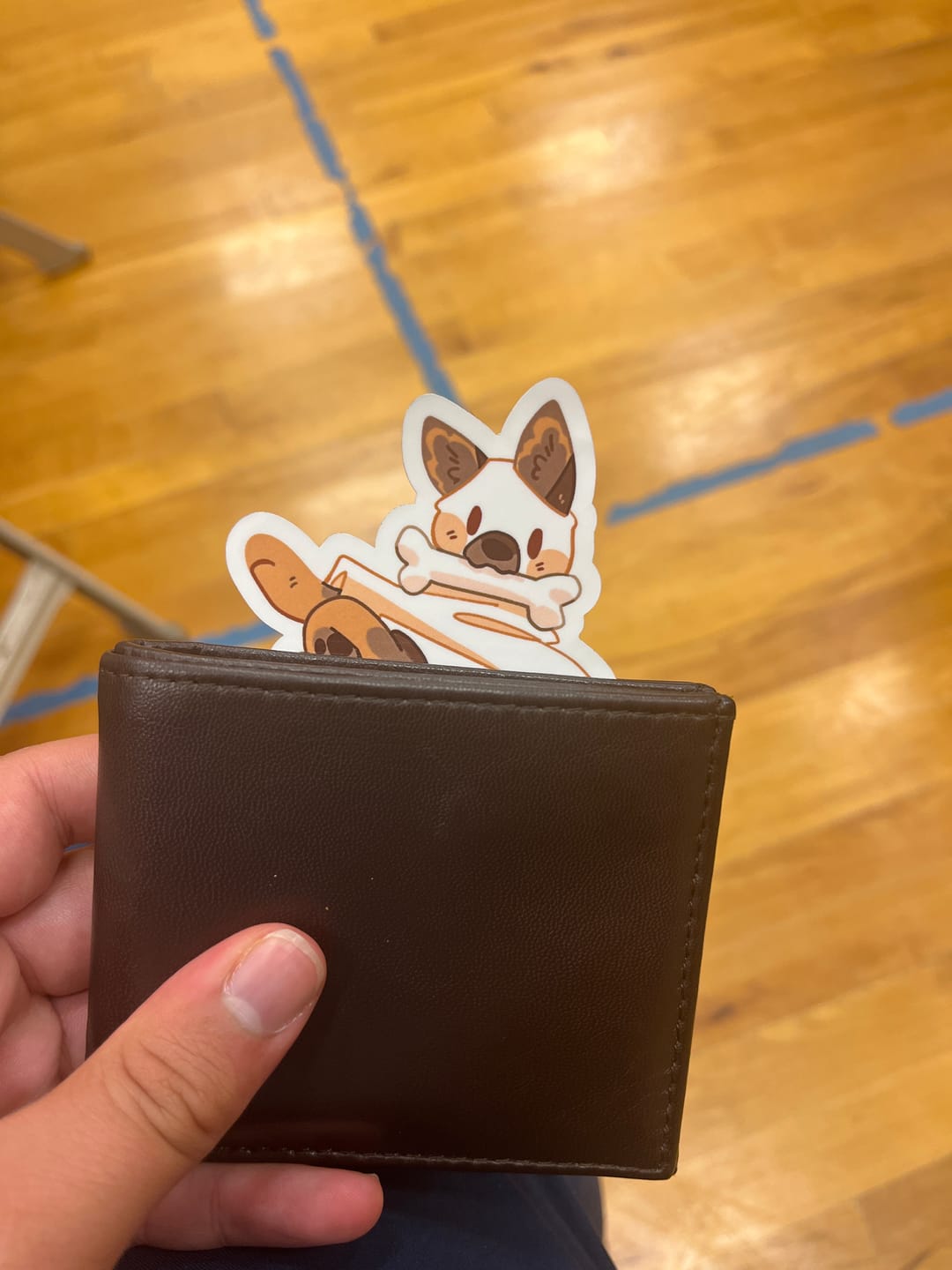 Customer photo review of Cute Ghost Puppy Stickers!