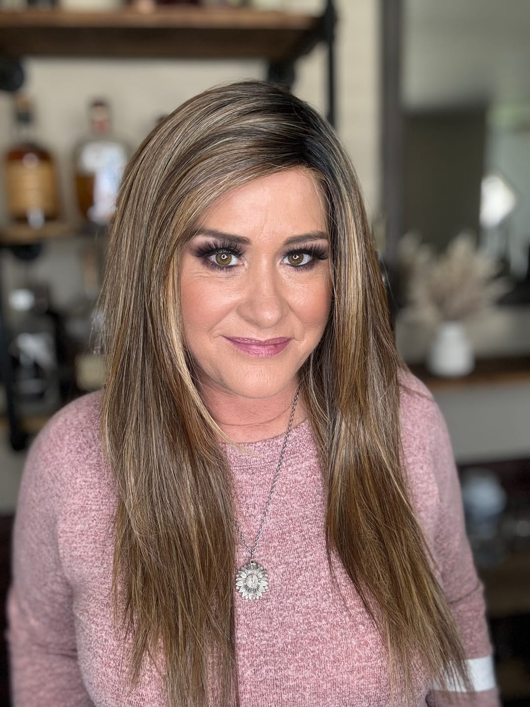 Customer photo review of RUNWAY MODEL - Creamy Maple Frost