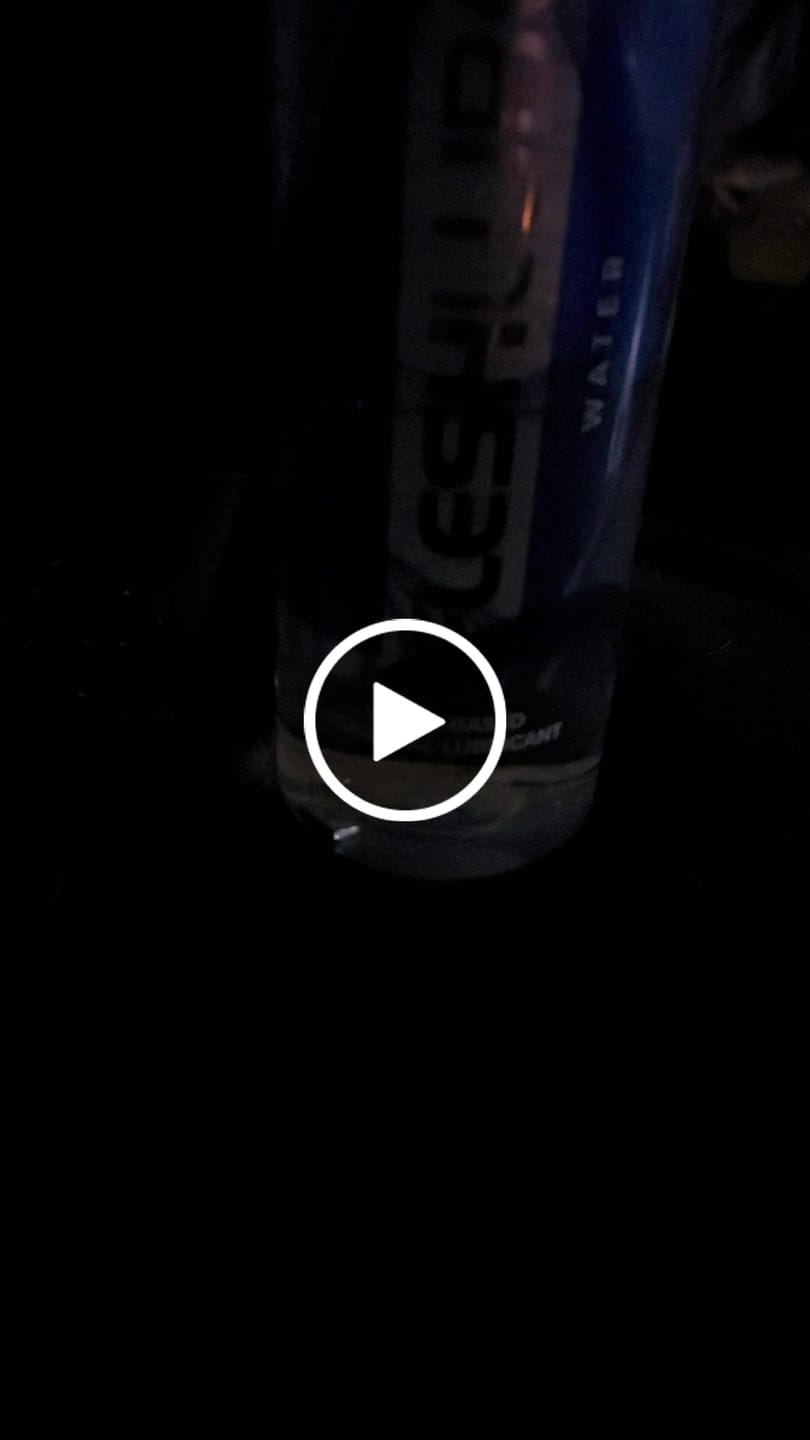 Customer video review of Fleshlube Water (16 oz)