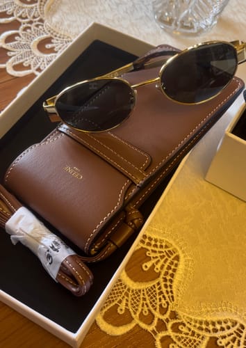 Customer photo review of CELINE -  CL40235 TRIOMPHE METAL OCCHIALE DA SOLE