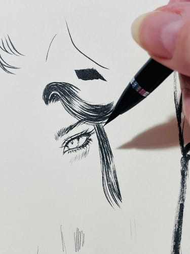 Customer photo review of Kuretake Mannen Mouhitsu - Brush Pen Takujo No 8