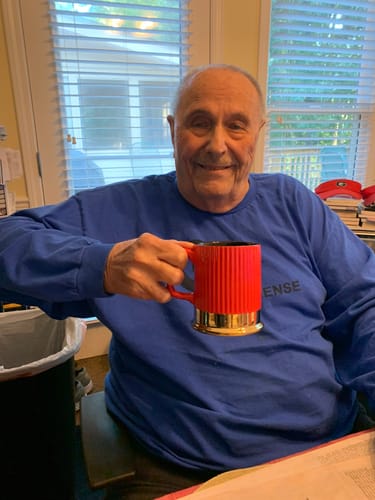 Customer photo review of 12 Gauge Shotgun Shell Coffee Mug