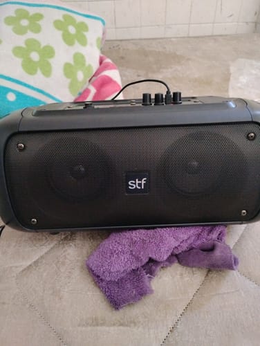 Customer photo review of Bocina Inalámbrica portátil | STF Block Fest | 4" pulgadas 50W