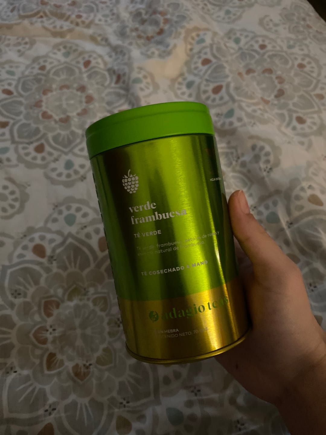 Customer photo review of Verde Frambuesa Tin