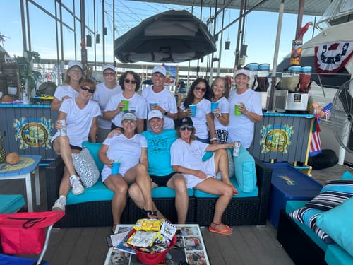 Customer photo review of Women's Dri-Fit Custom Boat Shirts - Short Sleeve