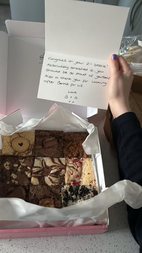 Customer photo review of Brownie & Blondie Mixed Box