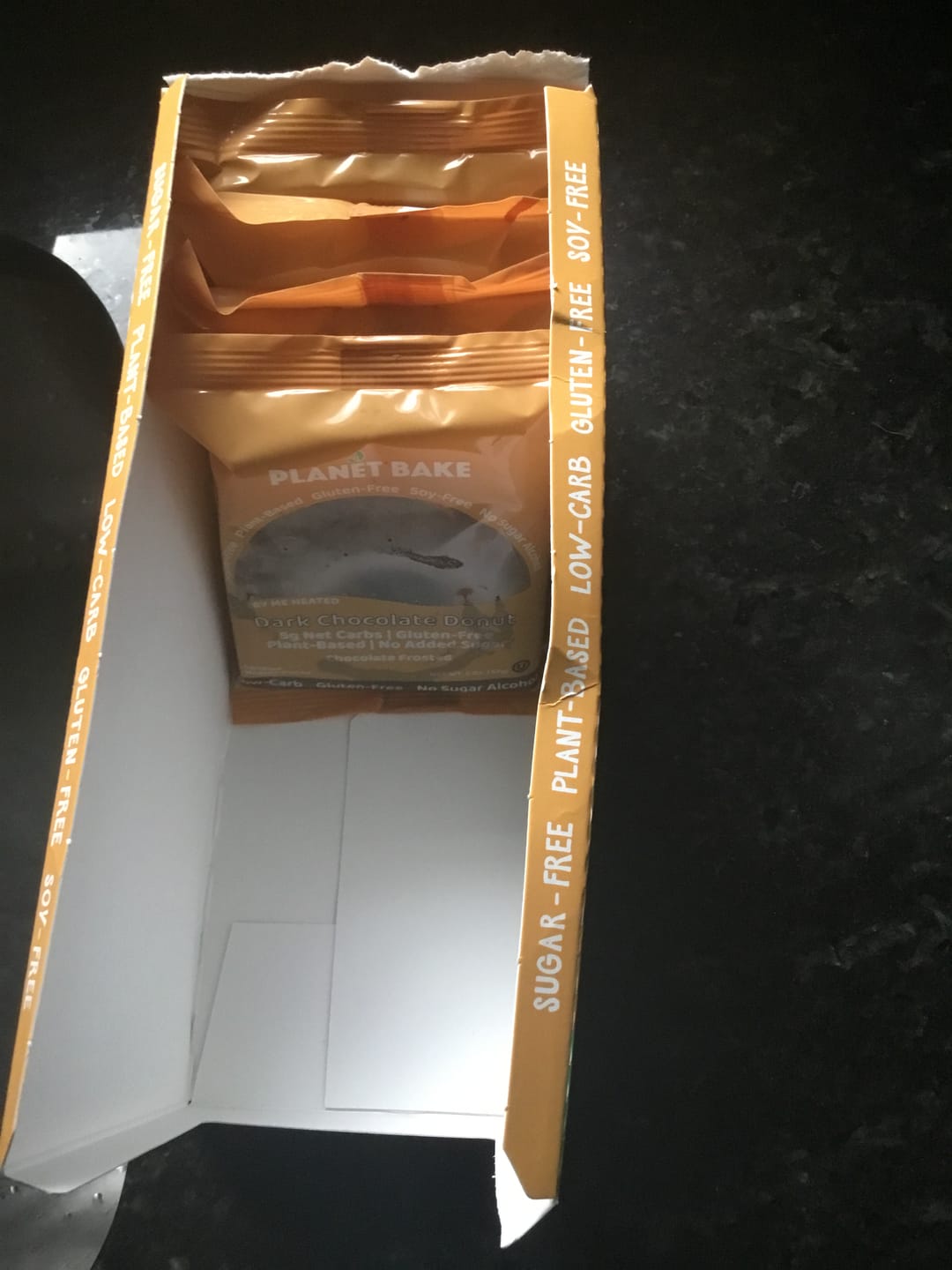 Customer photo review of Frosted Dark Chocolate Donut, 8pack BACK SOON