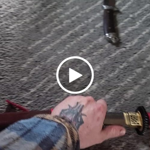 Customer video review of Blood Tanto