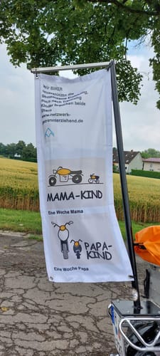 Customer photo review of Fahne inkl. Druck