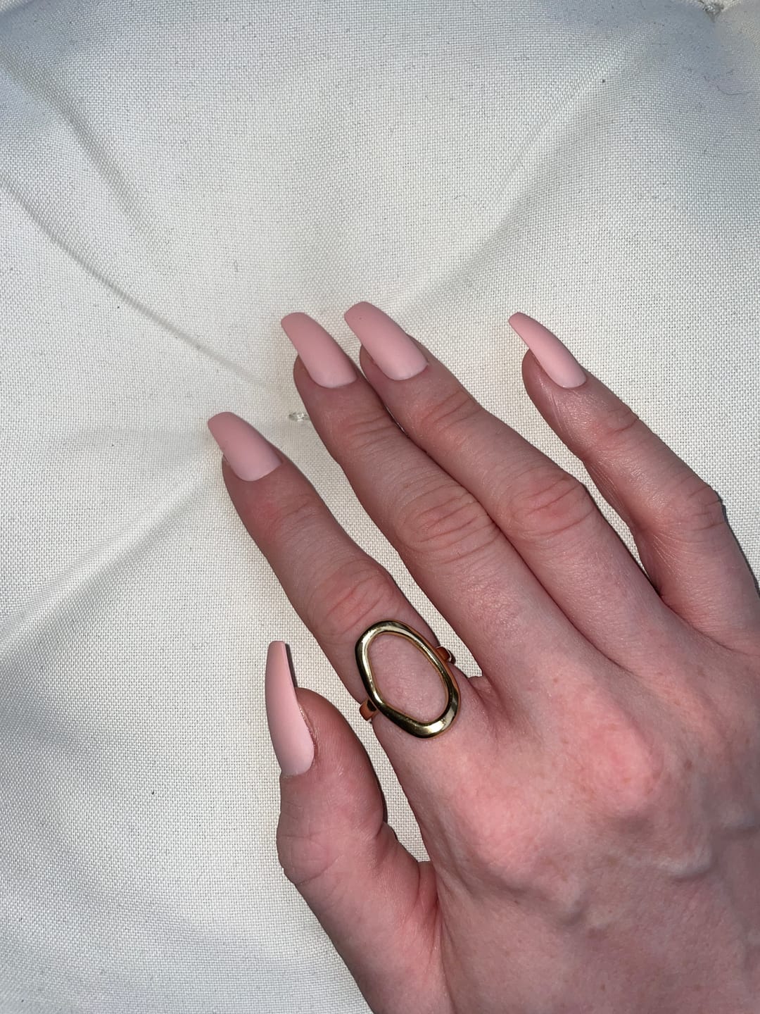 Customer photo review of Carolina Ring | 18K vergoldet