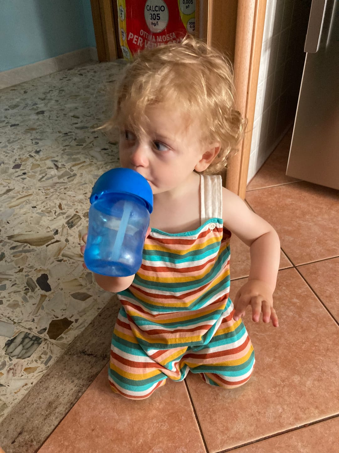 Customer photo review of Rainbow Storytime Dungaree Shorts